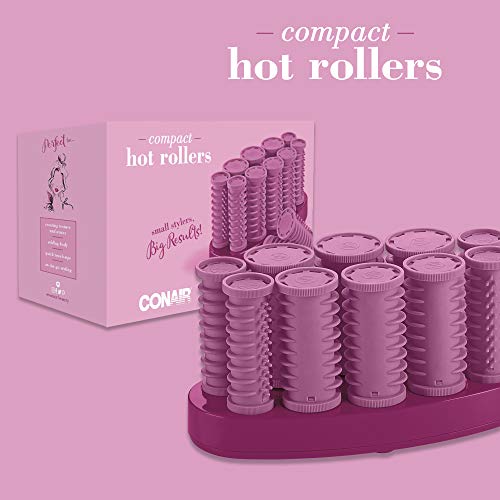 Conair Instant Heat Compact Hot Rollers; Perfect For On-The-Go Styling #TOP5