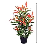 Künstliche Glanzmispel PHOTINIA ca. 80 cm hoch Kunstpflanzen künstliche Pflanzen JWS2641 – Bild 2