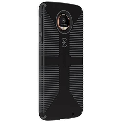 Speck Products Candyshell Grip Case For Moto Z Droid Smartphone, Black/Slate Grey #TOP2