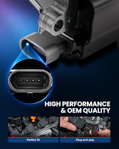 Image of KAX 8 Ignition Coils & 8 Spark Plugs Set Fit for Silverado 1500 Tahoe SSR | Chevrolet Silverado 1500 /2500 HD /3500, Tahoe, Suburban 1500 /2500, Avalanche 1500, Express 1500 /2500 /3500, GMC Yukon, UF271