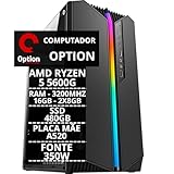 PC Gamer AMD Ryzen 5 5600G, Radeon Graphics Vega 7, 16GB RAM, SSD 480GB, Gabinete RGB
