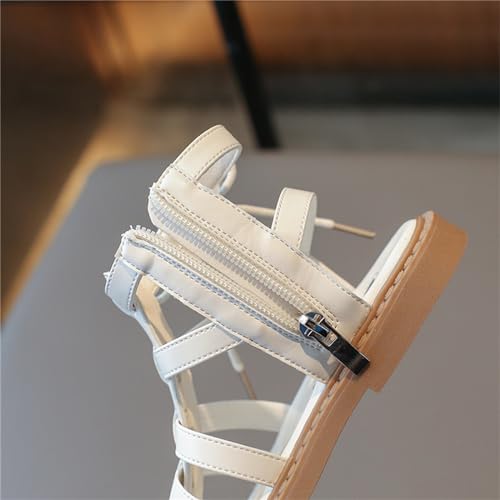Girls Summer Solid Color Fashion Roman Shoes Sandals Vintage Sandal Boots Cute Shoes For Girls2