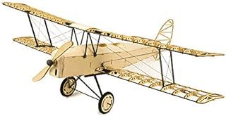 3D Puzzles for Adults DIY Tiger Moth Bi-Plane Wooden Models, Laser Cut Balsa Wood Airplane Kits to Build, Perfect Woodcraft Construction Set Aircraft Model Kit for Home Decor Collection