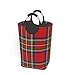 ZCHW Kosz na pranie Royal Stewart tartan bezszwowy wzór duży kosz na pranie z uchwytami kosz na ubrania kosze na brudne 50 l