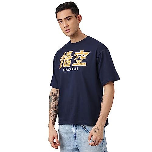 Image of Free Authority Minecraft Printed Loose Fit Grey Cotton Men's T-Shirt