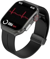Newgen Medicals Uhr mit EKG Funktion: Smarte Fitness-Uhr mit EKG-, Blutdruck- und Körpertemperatur-Anzeige (Smartwatch mit Blutdruckmessung, Smartwatch mit und Blutdruck, Damen) – Ansicht 8