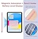 JvKzaen Stylus Pen für iPad, Apple Pencil mit Palm Rejection, Tilt Sensitivity, Work for 2018-2025 iPad 6/7/8/9/10th Gen, Air 3/4/5, Mini 5/6, Pro 11 Zoll