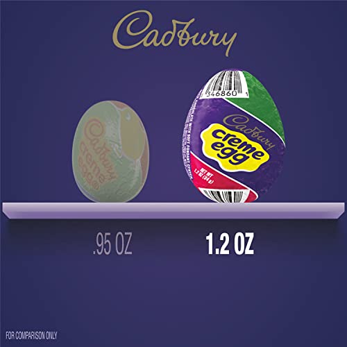 CADBURY CREME EGG Milk Chocolate Candy, Easter, 1.2 oz Eggs (48 Count)