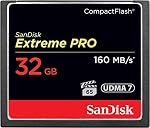 SanDisk Extreme PRO 32GB CompactFlash Memory Card UDMA 7 Speed Up to 160MB/s- SDCFXPS-032G-X46