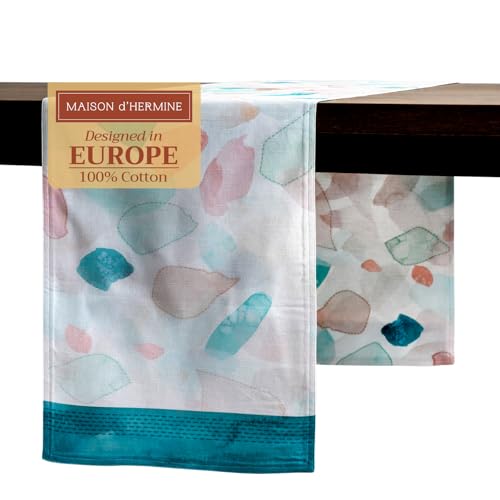 Maison d' Hermine Table Runner 100% Cotton 14.50" x 108" (Double Layer)