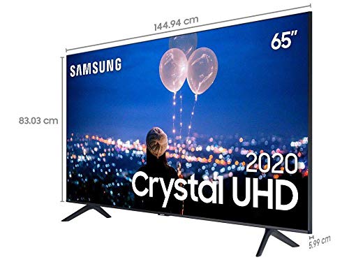 Smart TV 4K Samsung Crystal UHD 65 com Plataforma Tizen 65TU8000, Borda Ultrafina e Wi-Fi