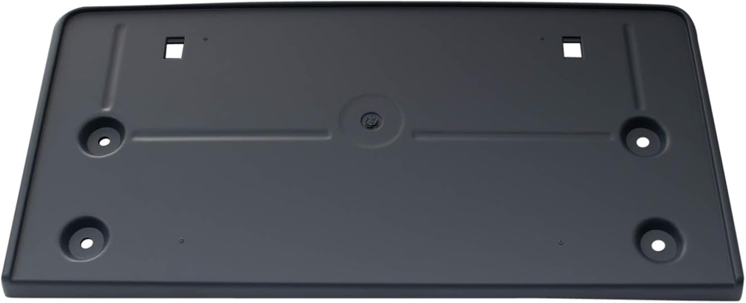 Front License Plate Bracket Black Compatible with 2018-2019 Audi Q5 AU1068120