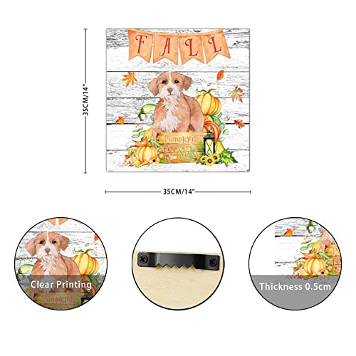 Plaque bois automne chien Pointer pour sublimer votre intérieur - 3