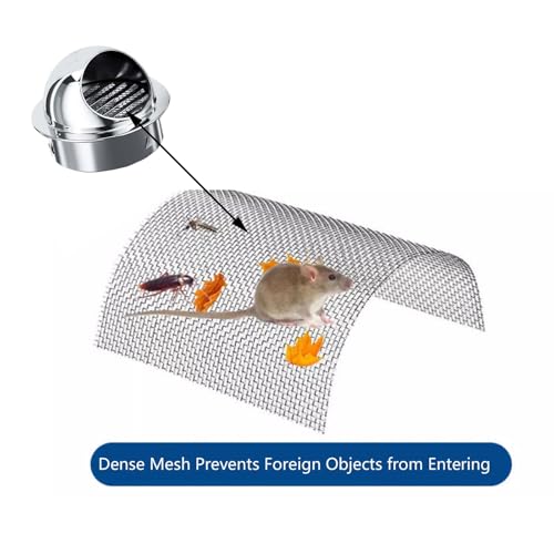Conduit d'évacuation de ventilation résistant aux chocs argent - 6