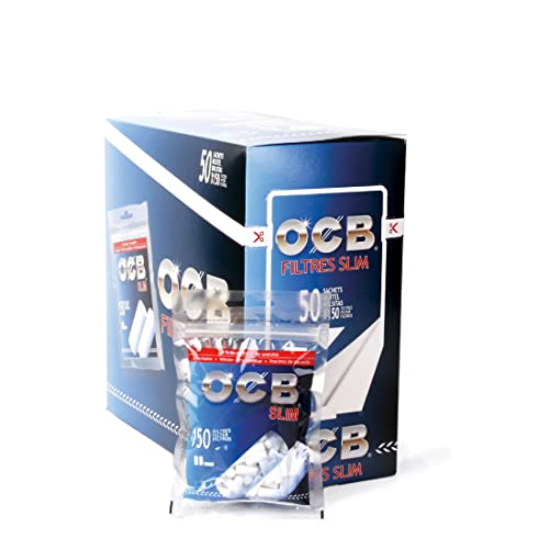 Filtres OCB Slim x 50 sachets pour éviter le dépôt de tabac - 2