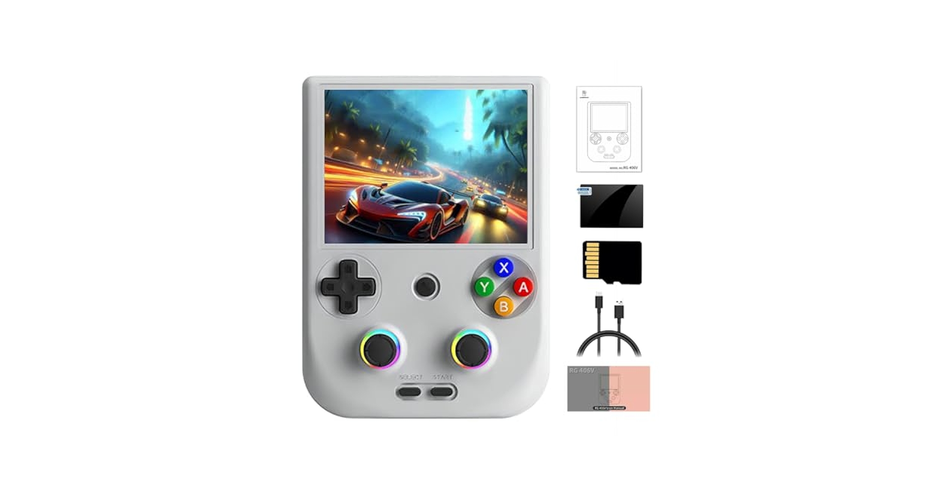 Amazon.co.jp: RG406V ハンドヘルドゲームコンソール 256GB 9000
