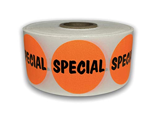 1000 Labels 1.5  Round Special Point of Sale Pricing Inventory Control Retail Stickers 1 Roll