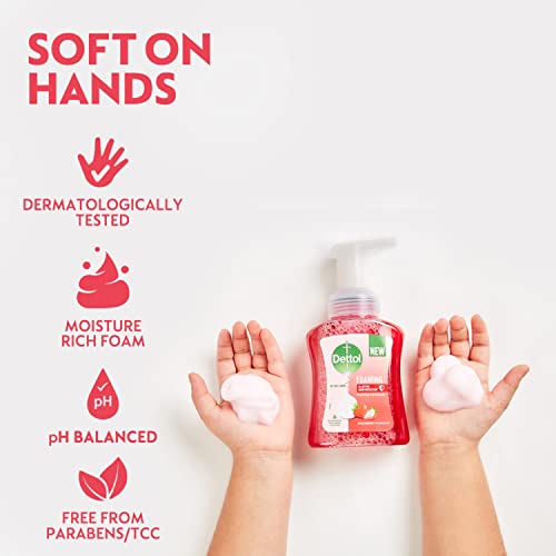 Image of Dettol Foaming Handwash Refill - Strawberry, 700ml | Rich Foam | Moisturizing Hand Wash | Soft on Hands (Pack of 2)