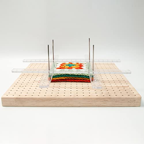 Kit complet planche de blocage en bois fait main et tiges acier