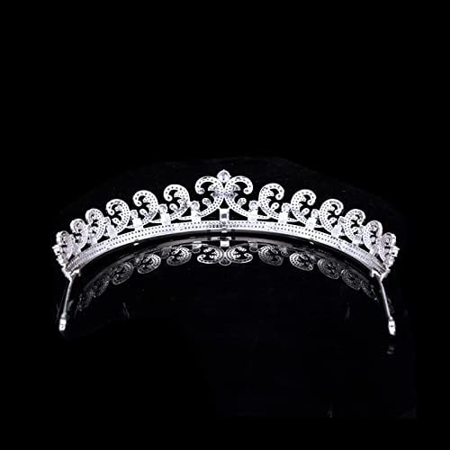 Miniatura 6 de hair jewelry crown tiaras for women Bridal Crown Retro Bride Tiaras for Women Wedding Crowns Princess Birthday Headdress Hair Jewelry (Metal color
