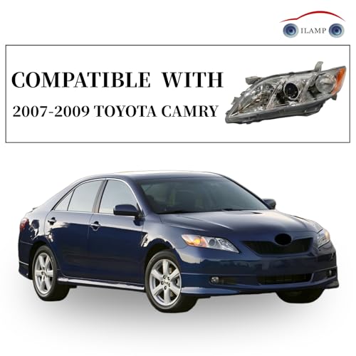 ILAMP Headlight Fit for 2007-09 Camry white Headlight Headlamp (Left Driver) LH 81170-06202 AM-CM07A01L by ILAMP - Used condition - Image 2