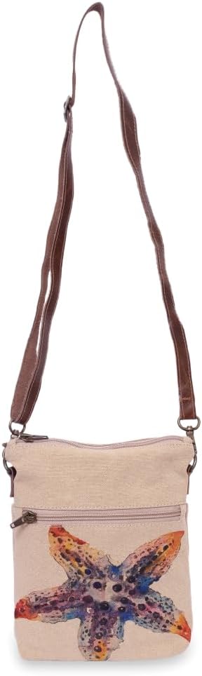 COTT N CURLS Starfish - Wristlet Wallets for Women, Crossbody Sling Bags, Small Crossbody Purse, Tote Bag, Cell Phone Purse