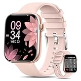 Smartwatch(Responder/Fazer Chamadas),1.8‘’Bluetooth Relogio Smartwatch Feminino para Android IPhones,5ATM À Prova D' Água Ao Ar Livre Fitness Tracker com AI Voz/Frequência Cardíaca/SpO2/Sleep Monitor