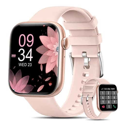 Smartwatch(Responder/Fazer Chamadas),1.8‘’Bluetooth Relogio Smartwatch Feminino para Android IPhones,5ATM À Prova D' Água Ao Ar Livre Fitness Tracker com AI Voz/Frequência Cardíaca/SpO2/Sleep Monitor