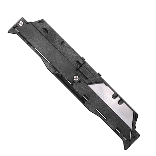 Klein Tools 44308BL Dual-Sided Blade Magazine, 10-Pack, Standard and Hook Blades, Quick-Release Magazine, Auto Reload, Universal Compatibility