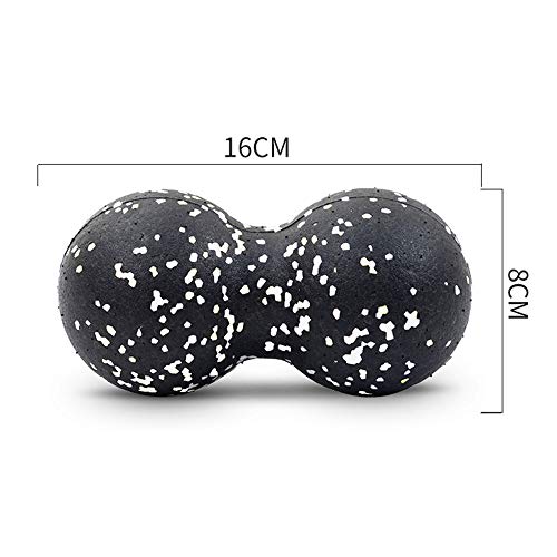 Bola de ioga XWU, bola de massagem de amendoim, rolo de espuma para tecidos profundos, durável de 8