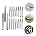 OKUMEYR 300pcs Double- Nails for Skirting Wall Fastening Tool Double-sided Seamless Nails