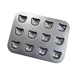 Zqxnt Molde antiadherente de acero al carbono resistente para hornear con bonito patrón múltiple para preparación de pasteles, accesorios de cumpleaños para niños