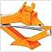 PM PERFORMOTOR 2 Tons(4,409 lbs) Scissor Lift Jack with Labor-Saving Ratchet Wrench for Most Cars,3.85'' - 17.4'' Lifting Range, Orange,PM-TOL-SJ20-OG