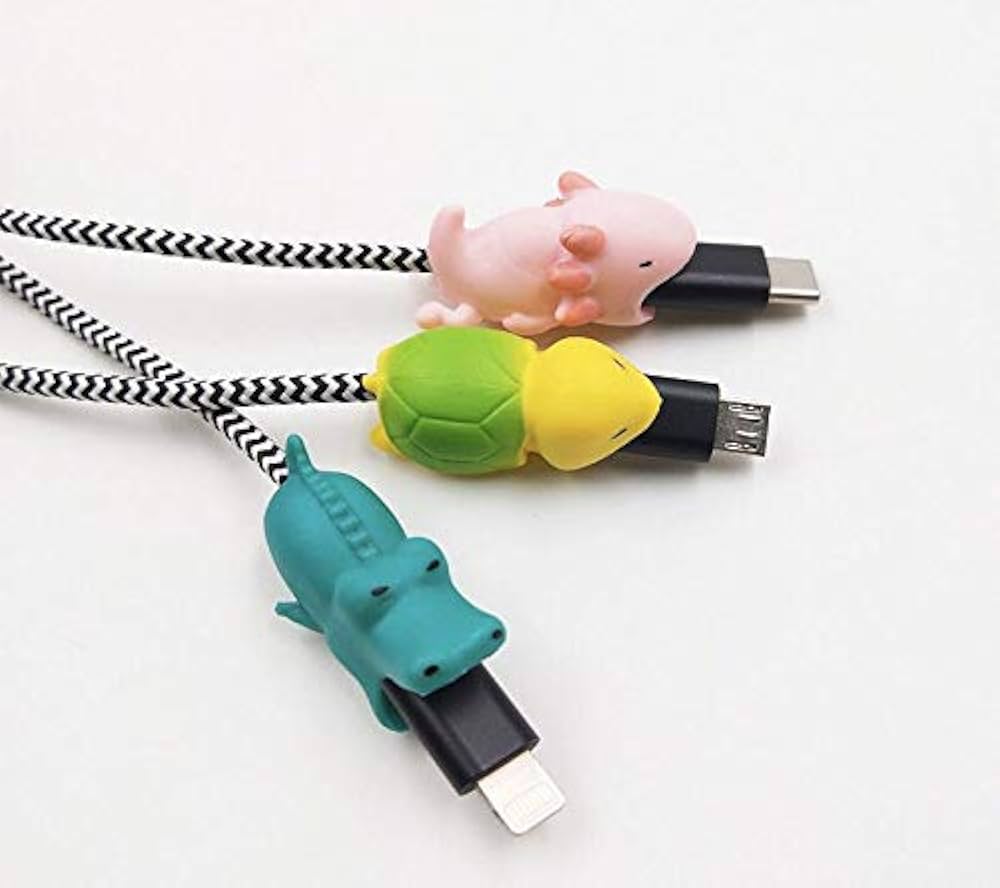 キャラクターケーブルプロテクター Amazon.co.jp: LoveAndCables アニマルバイトケーブル コード
