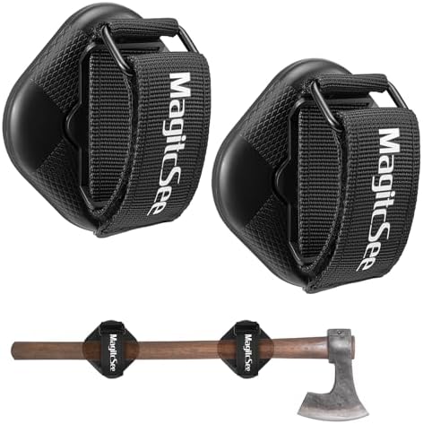 2 Pack Heavy Duty Magnetic Shovel Holder for Truck with Adjustabl...