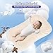Vicorise Baby Lounger 0-24 Months 100% Cotton-Snuggle Cozy Me Lounger,Soft & Breathable Baby Lounger for Newborn Play Mat,Infant Babies Essentials Gifts,Apricot(Lounger Cover Included)