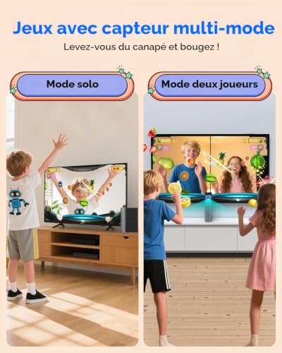 Console de Jeu AR Enfant: Jeux Actifs & Plug-and-Play - Cadeau Fille Garçon – vue 4