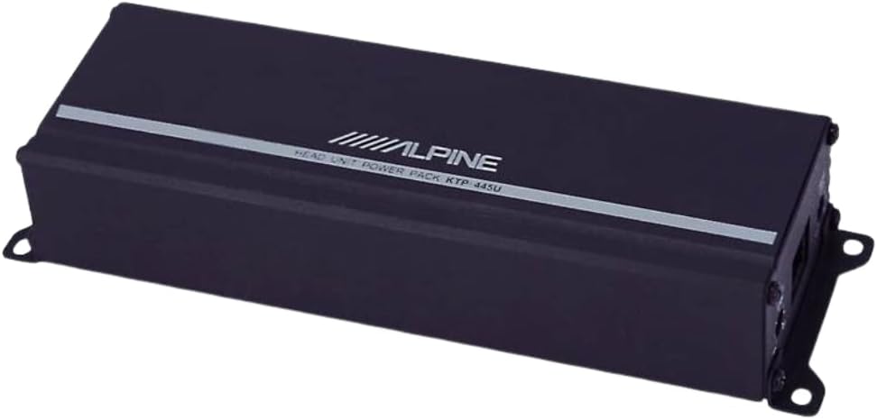 Alpine KTP-445U Universal Class D 4-Channel Head Unit Power Pack for Use with All Aftermarket & Factory Receivers