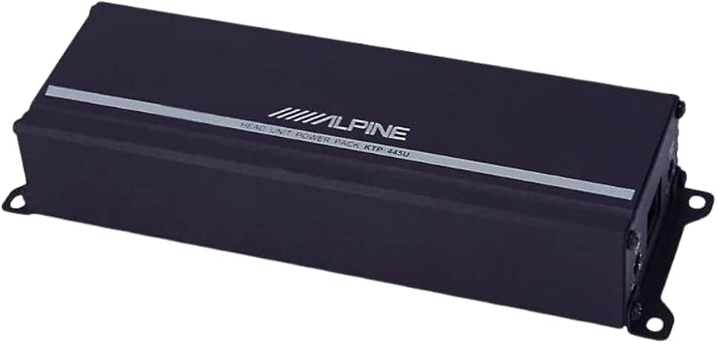 KTP-445U Universal Class D 4-Channel Head Unit Power Pack for Use with All Aftermarket & Factory Receivers