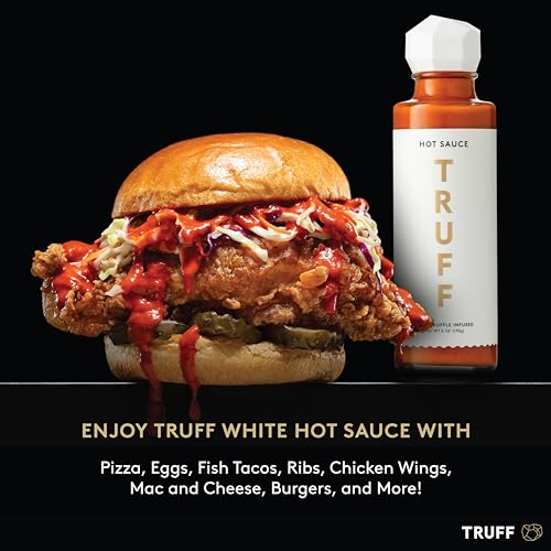 image for TRUFF White Truffle Hot Sauce, Gourmet Hot Sauce with Ripe Chili Peppe