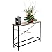 Bonnlo Console Table, Small Entryway Table, Sofa Table Narrow Long, Entry Table, Behind Couch Table Skinny, Hallway Table for Foyer with Metal Frame and Scratches&Water-Resistant Wooden Top, Oak