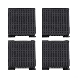 Reinigungskohle-Set für Liebherr Aktivierte Teile 9096989 4 9882460 Luftkühlschrank-Entfernungsfilter von 9882429 Schwarz (4 Stück)