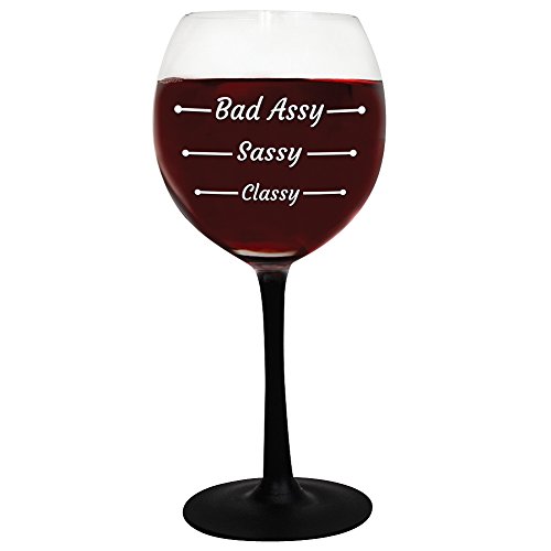 BigMouth Inc. Bad Assy Wine Glass