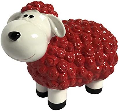 Geschenkestadl Dekofigur Schaf Susanne in grün Bunte Schafe Tier