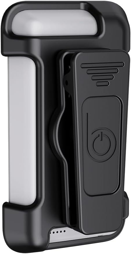 BELTRON Case with Rotating Belt Clip for Dexcom G7 Receiver (Strong & Durable Rotating Holster Case Designed to Protect Dexcom G7 Receiver/Display Device) - Black