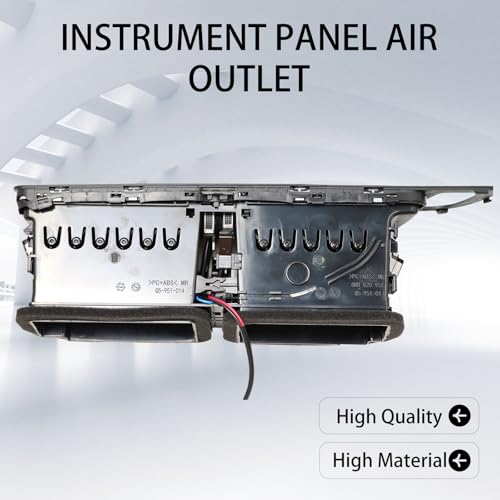 YananAC Zentralsteuerungszubehör Klimaanlage Lüftungsgitter 8R1820951 für Q5 2009–2018 Dashboard Air Outlet Air Conditioning Vents Grille Lüftungsgitterabdeckung