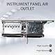 YananAC Zentralsteuerungszubehör Klimaanlage Lüftungsgitter 8R1820951 für Q5 2009–2018 Dashboard Air Outlet Air Conditioning Vents Grille Lüftungsgitterabdeckung