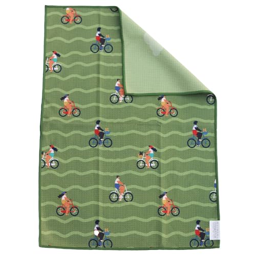 Wildwood Landing Rolling & Roaming Microfiber Hand Towel – Reversible Waffle Weave – Quick-Drying, Soft & Absorbent – Eco-Friendly rPET Fabric – 20 x 28 Inches