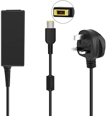 Lenovo 65W 45W 20V AC Adapter Laptop Charger for LenovoThinkPad X/E/S/L/B/U/T/K/Z/Y/G/Yoga Helix Flex Series with Power Supply Cord Plug