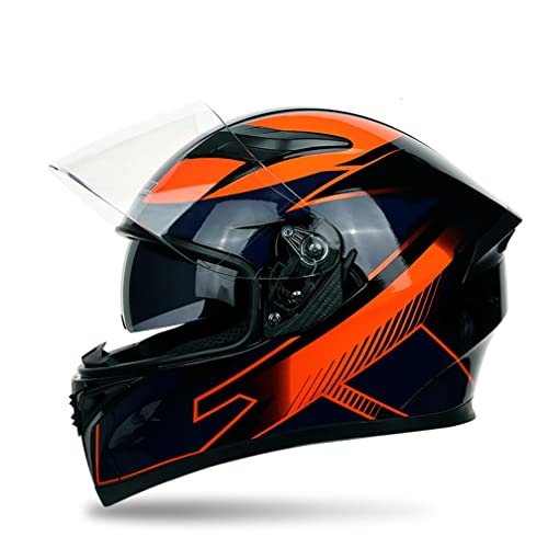 MOTESEN Scooter Motorrad Motorradhelm Full Face Herren Sctoop Moto Bike ECE omologato